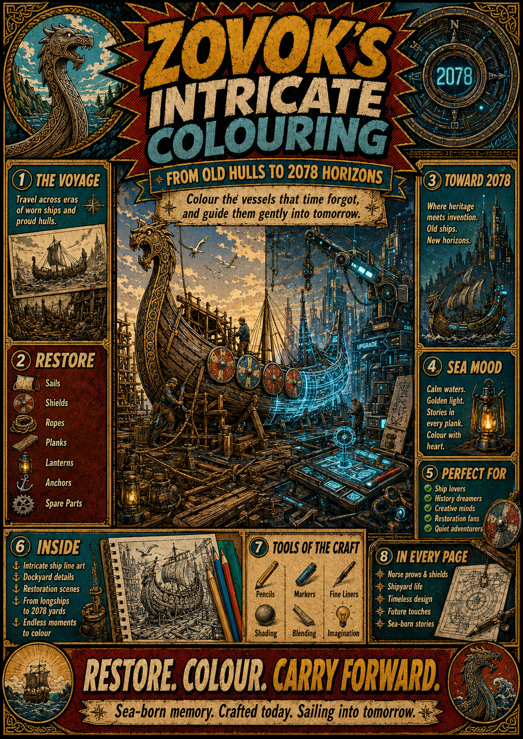 Zovok's Intricate Colouring EBOOK