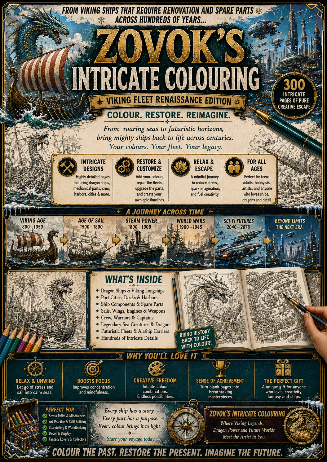Zovok's Intricate Colouring EBOOK